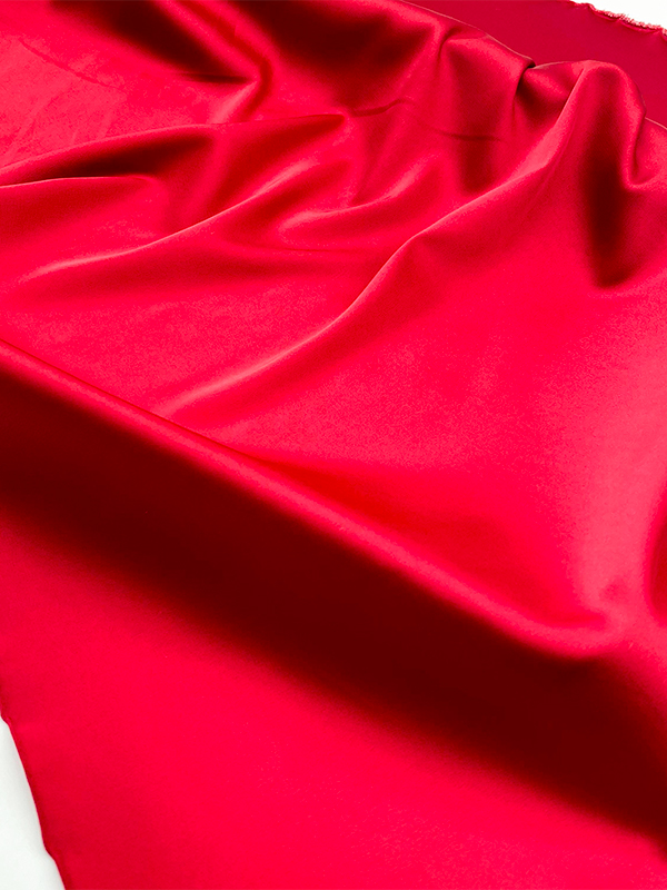 Two Way Stretch 102gsm Silk Satin Solid Color Double Brushed Jersey Fabric In 65 Colors For Pajamas