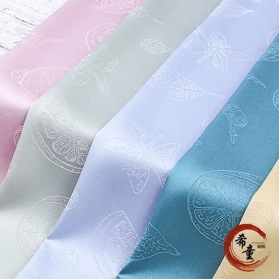 WHOLESALE silk SATIN POLYESTER 100% POLYESTER FABRIC TEXTILE SUPPLIERS CLOTHING FABRIC women pajama fabrics