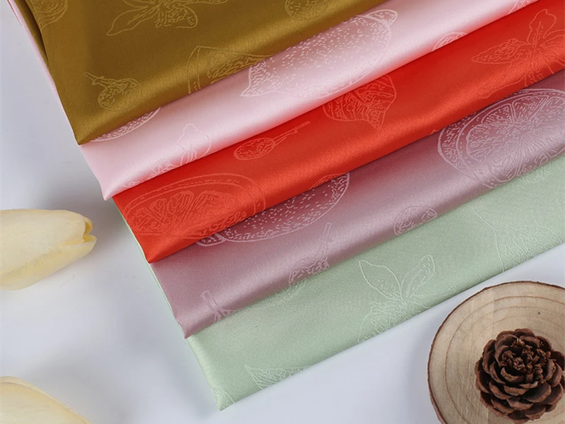 WHOLESALE silk SATIN POLYESTER 100% POLYESTER FABRIC TEXTILE SUPPLIERS CLOTHING FABRIC women pajama fabrics
