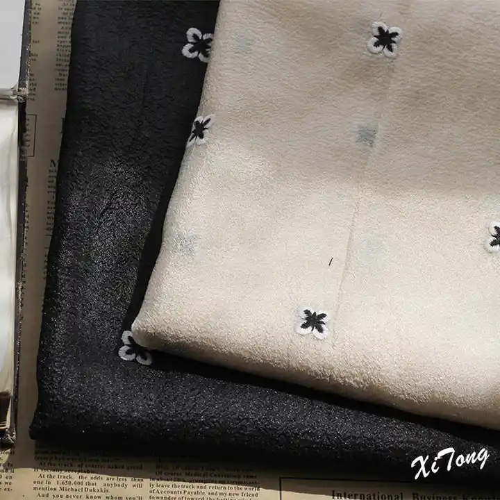 New design high quality embroidery small flower soft handfeeling breathable organza fabric for summer dress