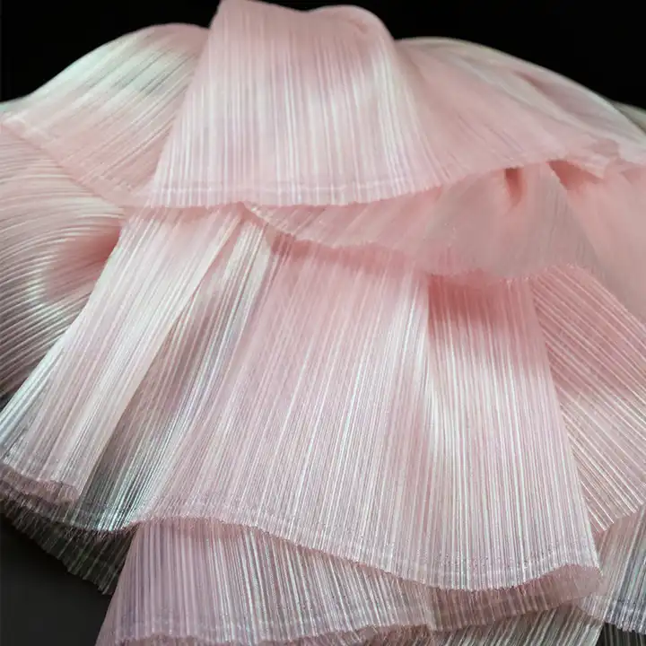 designer Fluorescent Fabric Colorful Shiny Gauze Fabric Stage Wedding Decor Voile Transparent Holographic Fabric